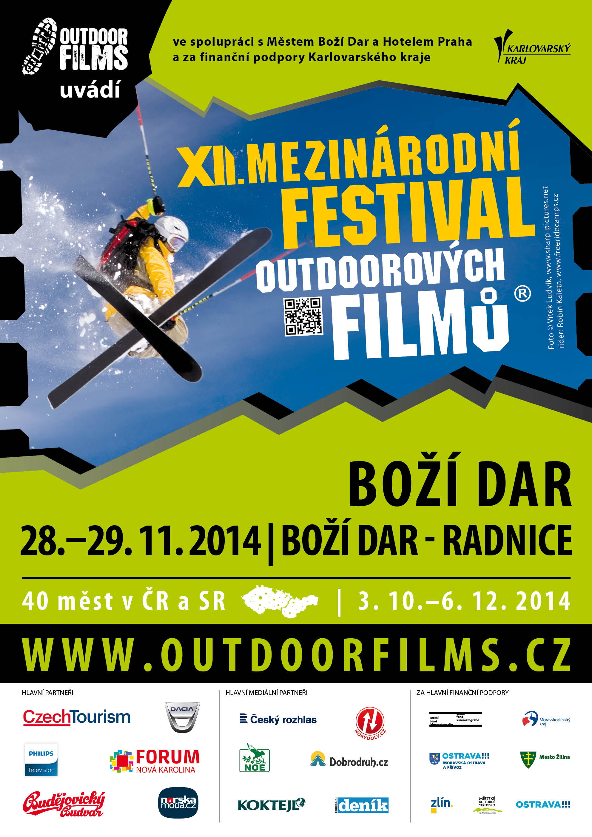 Festival OUTDOOR FILMS Vás zve na Boží Dar 